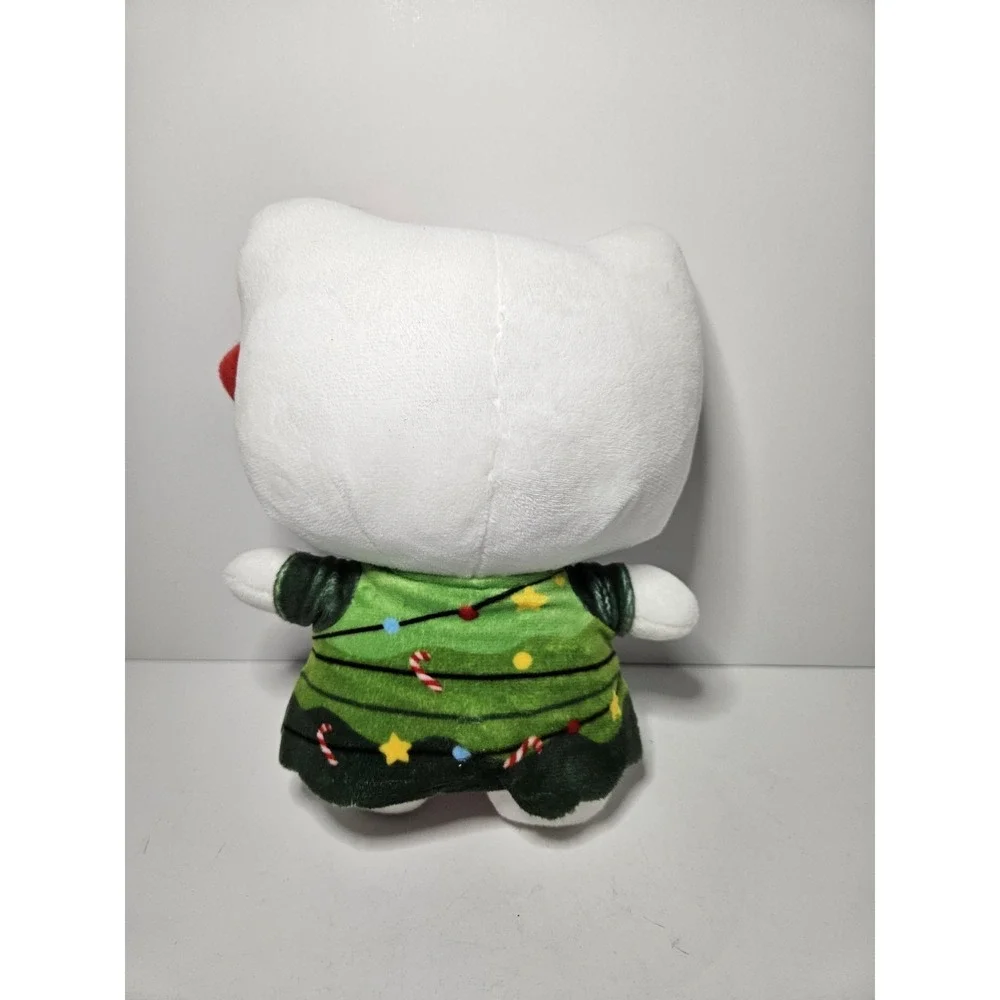 Sanrio Hello Kitty Christmas Tree Dress Holiday Plush 8 Inch Stuffed Animal 2023